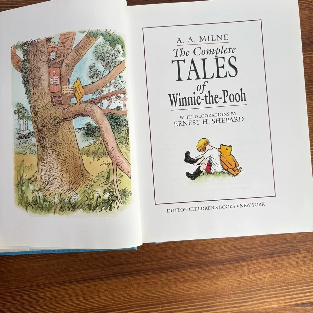 Vintage Winnie the Pooh Hardcover Book‎ Lot A.A. Milne 1996 First Edition & 1994